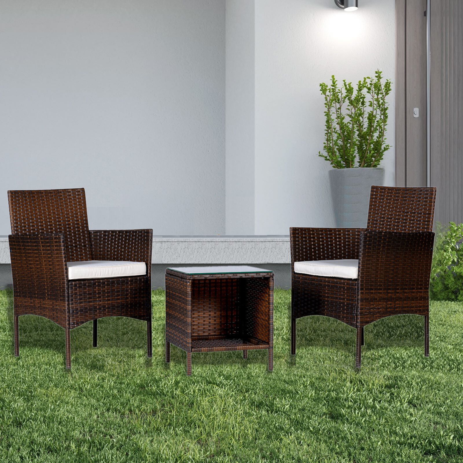Red Barrel Studio? Mufi Square 2 - Person Outdoor Dining Set